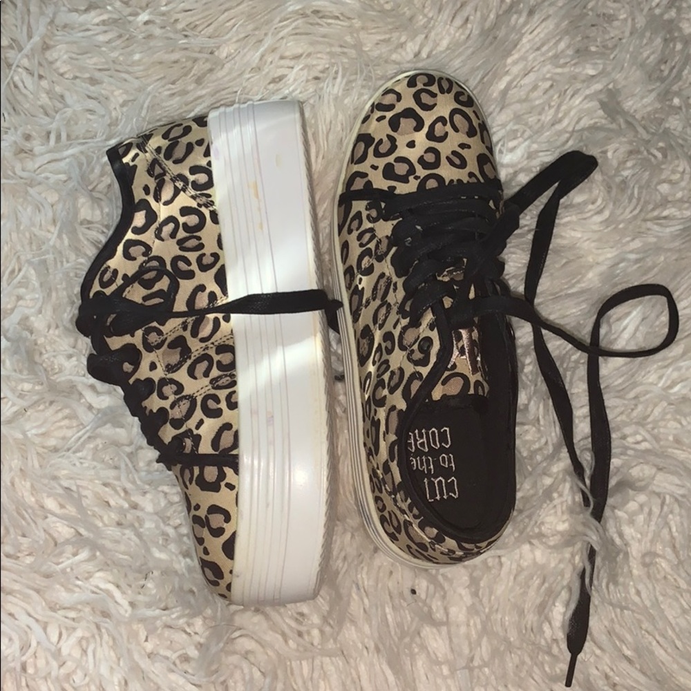 cheetah print platform shoes